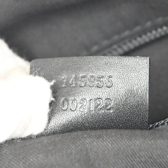 GUCCI GG Pattern Cross Shoulder Leather canvas Black SHW Italy - Picture 11 of 16